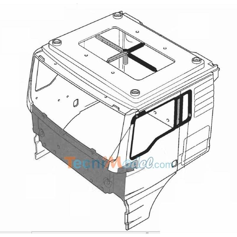 Main parts of MAN Tam cab