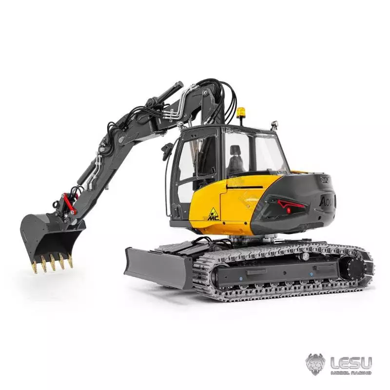 Excavatrice hydraulique RC compacte Aoue MC15 1/14 LESU - LESU BA-B0042-KIT