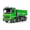 Camion RC Tamiya Mercedes Arocs 4151 porteur benne 8x4 en kit peint en Vert Candy brillant - Tamiya 47523