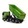 Camion RC Tamiya Mercedes Arocs 4151 porteur benne 8x4 en kit peint en Vert Candy brillant - Tamiya 47523