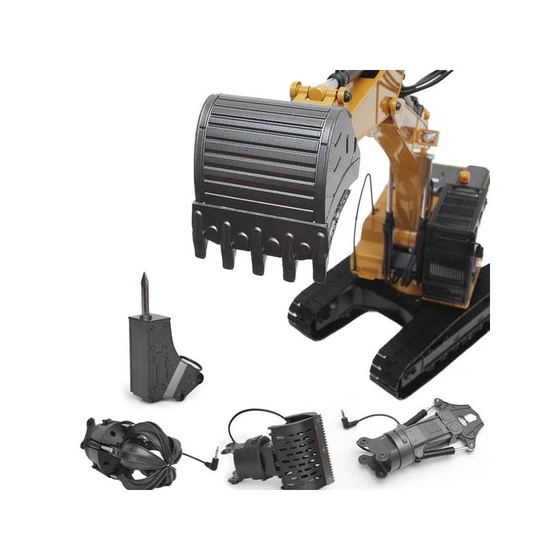 Pelle Huina 580 V5 1/14 FULL ALLOY 23Ch 2.4Ghz - Huina CY1580 Version 5