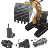 Huina 580 RC Excavator V5 1/14 FULL ALLOY 23Ch 2.4Ghz - Huina CY1580 Version 5