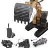 Pelle Huina 580 V5 1/14 FULL ALLOY 23Ch 2.4Ghz - Huina CY1580 Version 5