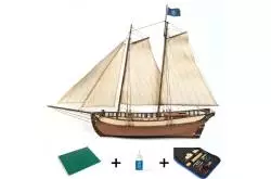 Wooden model of the sailboat Polaris by OCCRE + Starter Pack - Occre 12007S