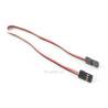 1 Cordon "Patch" 30CM avec 2 prises servo type JR