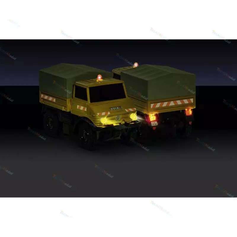 Camion RC Carson 1:87 Unimog U406 "rail-route"