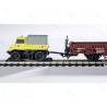 Camion RC Carson 1:87 Unimog U406 "rail-route"