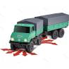 Camion RC Carson 1:87 Unimog U406 avec remorque