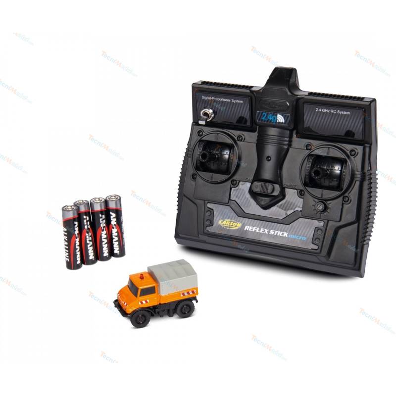 RC truck Carson 1:87 Unimog U406 road service