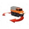 RC truck Carson 1:87 Unimog U406 road service