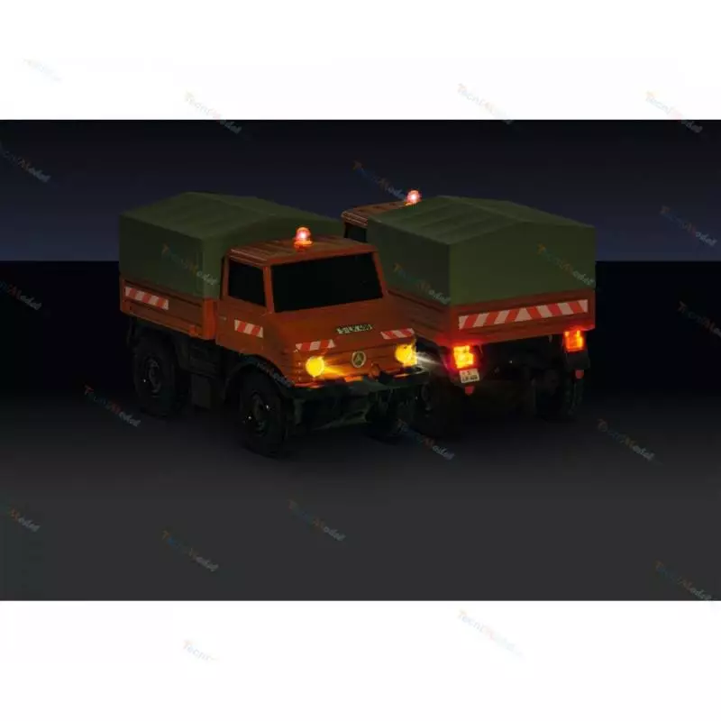 Camion RC Carson 1:87 Unimog U406 service de voirie