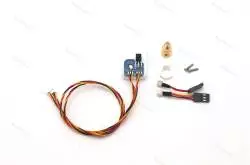 Cheville ouvrière infrarouge avec potentiomètre pour système de commande de direction pour remorque