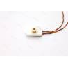Infrared kingpin with potentiometer for trailer steering control system