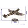 Spitfire MK IXC EN389 OCCRE 1/24, maquette à construire en bois et métal. OCCRE 2WW01.