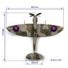 Spitfire MK IXC EN389 OCCRE 1/24, model to build in wood and metal. OCCRE 2WW01.