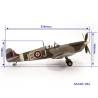 Spitfire MK IXC EN389 OCCRE 1/24, maquette à construire en bois et métal. OCCRE 2WW01.