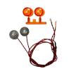2 Feux clignotants de toit pour camion RC 1/14 (7,2V et 12V)