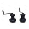 2 Winches Ø20mm with wire guide, metal and plastic - Graupner 2411