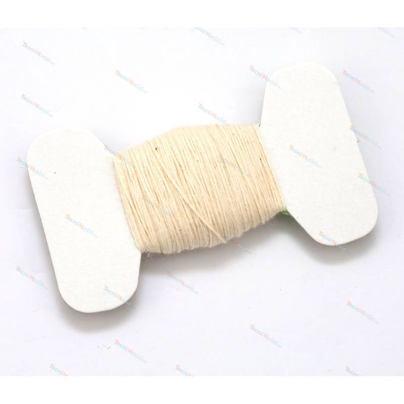 Fil de gréement blanc Ø0,4mm longueur 50m - Graupner n° 20