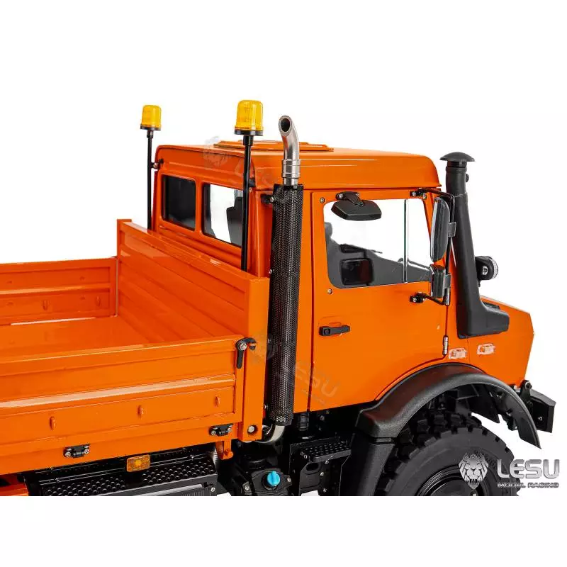 Lesu RC off-road truck kit U4023 4x4 1/14 (painted in orange) - LESU MT-44023-KIT-S