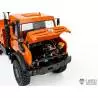 Camion RC tout-terrain U4023 4x4 1/14 Lesu en kit (peint en orange) - LESU MT-44023-KIT-S