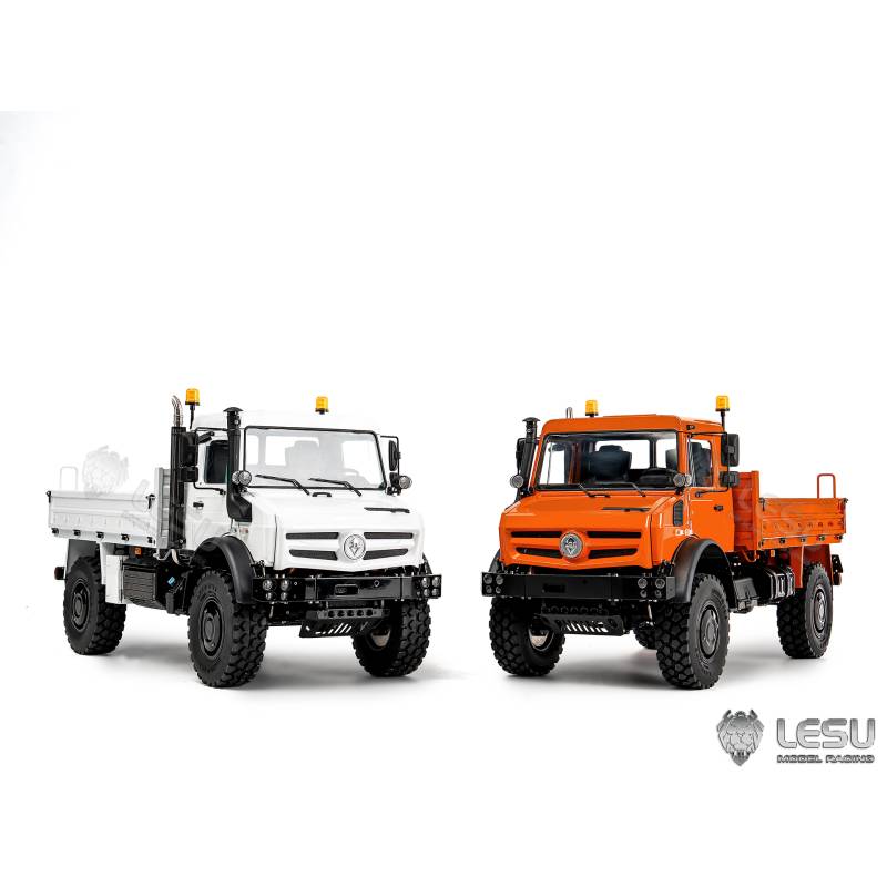 Lesu RC off-road truck kit U4023 4x4 1/14 (painted in orange) - LESU MT-44023-KIT-S