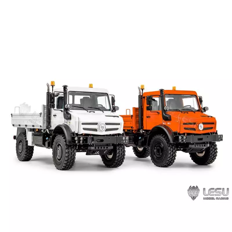 Lesu RC off-road truck kit U4023 4x4 1/14 (painted in orange) - LESU MT-44023-KIT-S