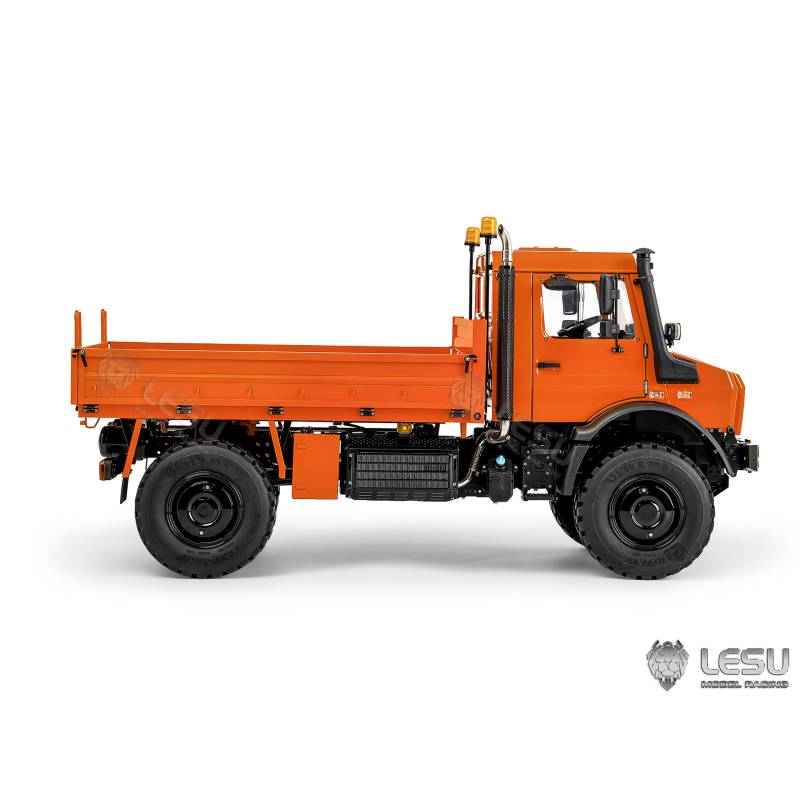 Lesu RC off-road truck kit U4023 4x4 1/14 (painted in orange) - LESU MT-44023-KIT-S