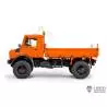 Camion RC tout-terrain U4023 4x4 1/14 Lesu en kit (peint en orange) - LESU MT-44023-KIT-S