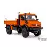 Camion RC tout-terrain U4023 4x4 1/14 Lesu en kit (peint en orange) - LESU MT-44023-KIT-S