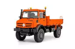 Camion RC tout-terrain U4023 4x4 1/14 Lesu en kit (peint en orange) - LESU MT-44023-KIT-S