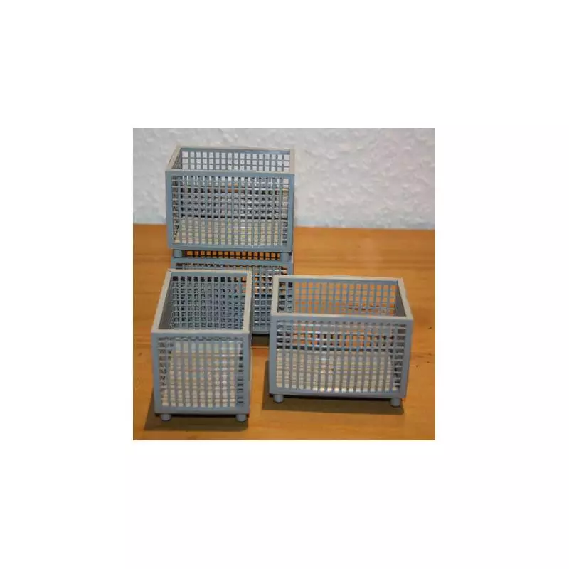 1 Caisse grillagée gris argenté 1/14, à assembler - Thicon models 20168