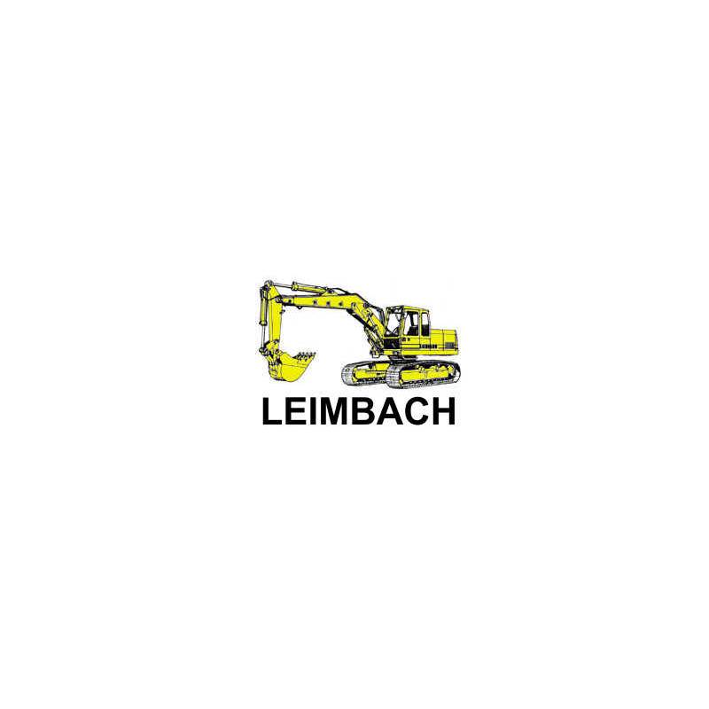 1 Mounting bracket for 4 hydraulic hoses Ø3mm in 2 parts - Leimbach 09410E27