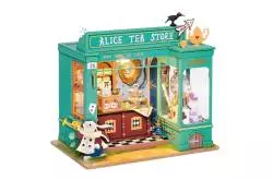 Alice's Tea Store miniature house - Robotime DG156