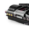 Rear bumper with round lights and side marker lights for European 6x4 1/14 RC truck - Lesu S-1320