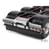 Rear bumper with round lights and side marker lights for European 6x4 1/14 RC truck - Lesu S-1320