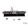 Rear bumper with round lights and side marker lights for European 6x4 1/14 RC truck - Lesu S-1320