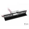 Rear bumper with round lights and side marker lights for European 6x4 1/14 RC truck - Lesu S-1320