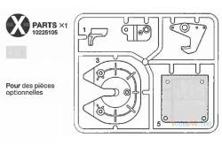 Grappe X pièces pour options Tamiya 0225105