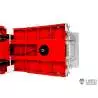 LESU 1/14 4-axle low loader semi-trailer with hydraulic ramps and steering axles for RC truck - LESU LS-A0054-KIT