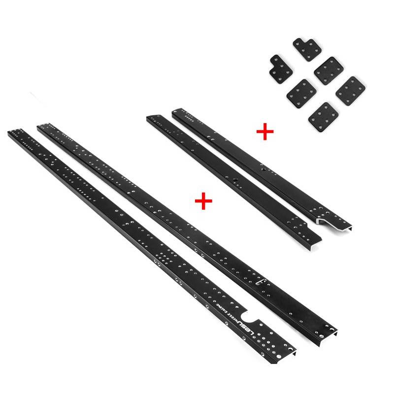 LESU chassis and subframe for 8x8 radio-controlled dump truck 1/14