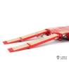 Semi-remorque porte-engin à 5 essieux directionnels et rampes hydrauliques LESU pour camion RC 1/14 - LESU LS-A0055-KIT
