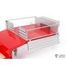 LESU 1/14 5-axle low loader semi-trailer with hydraulic ramps and steering axles for RC truck - LESU LS-A0055-KIT