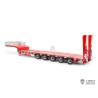 LESU 1/14 5-axle low loader semi-trailer with hydraulic ramps and steering axles for RC truck - LESU LS-A0055-KIT