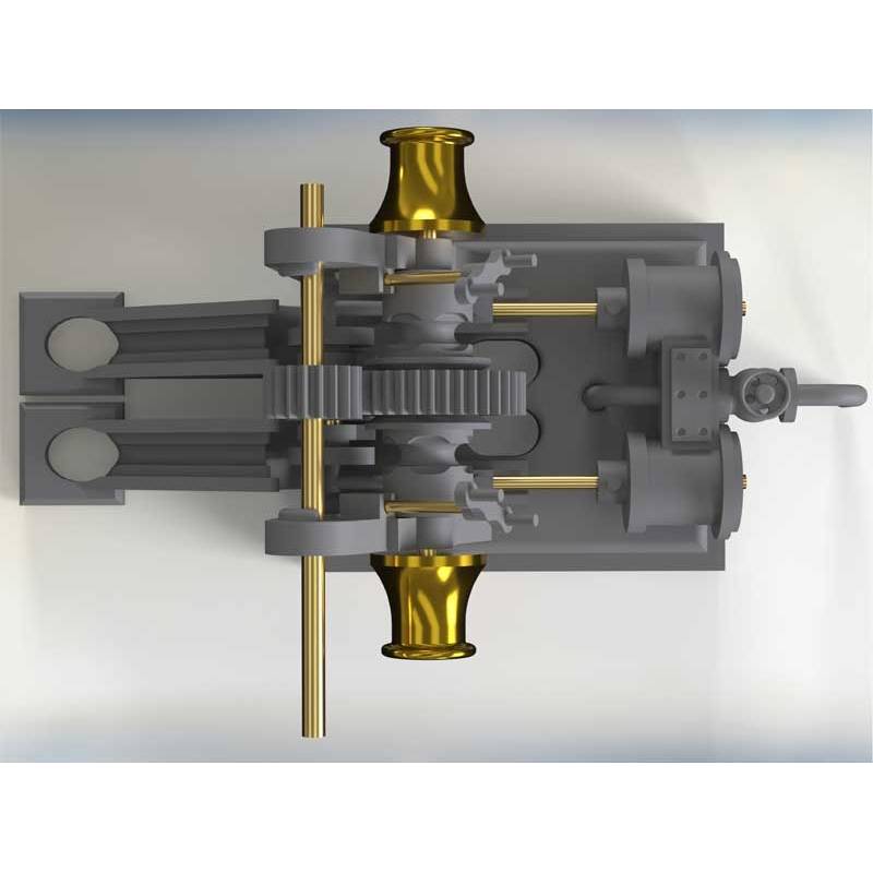 Treuil d'ancre 1/48 kit de guindeau à vapeur - Krick 27204