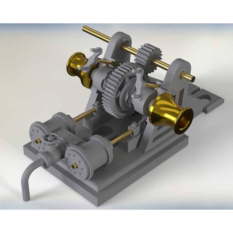 Treuil d'ancre 1/48 kit de guindeau à vapeur - Krick 27204