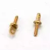2 cadenas with flat end and M2 brass thread