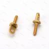 2 cadenas with flat end and M2.5 brass thread