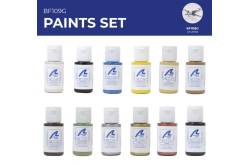 Pack Peinture Acrylique pour Messerschmitt BF109G Artesania Latina