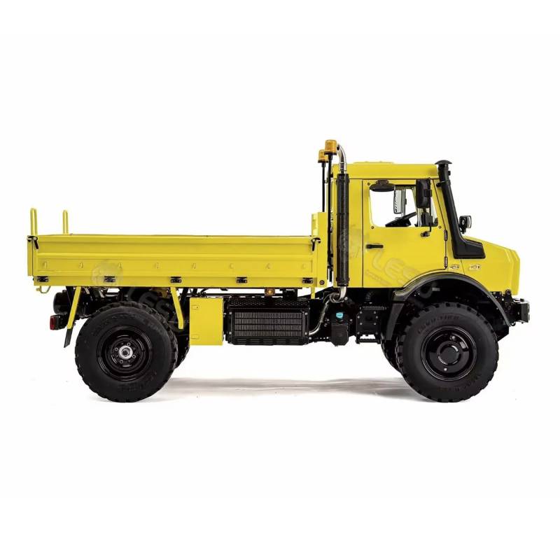 Camion RC tout-terrain U4023 4x4 1/14 Lesu en kit (peint en jaune) - LESU MT-44023-KIT-S